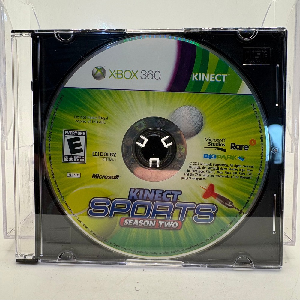 Kinect Sports Season Two‎ Xbox 360 Game Disc Only Microsoft Rare BigPark NTSC
